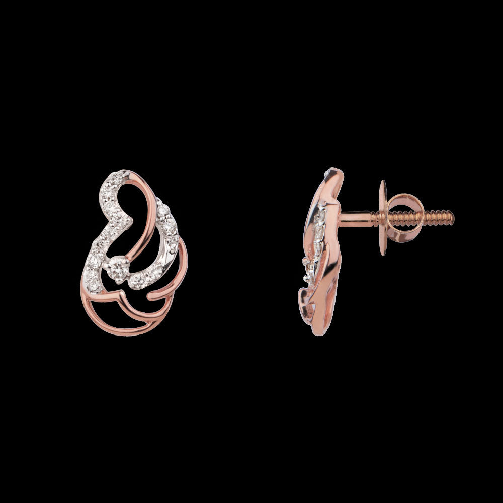 14K Rose Gold Diamond Jewellery - 0.17ct VVS-VS-HI