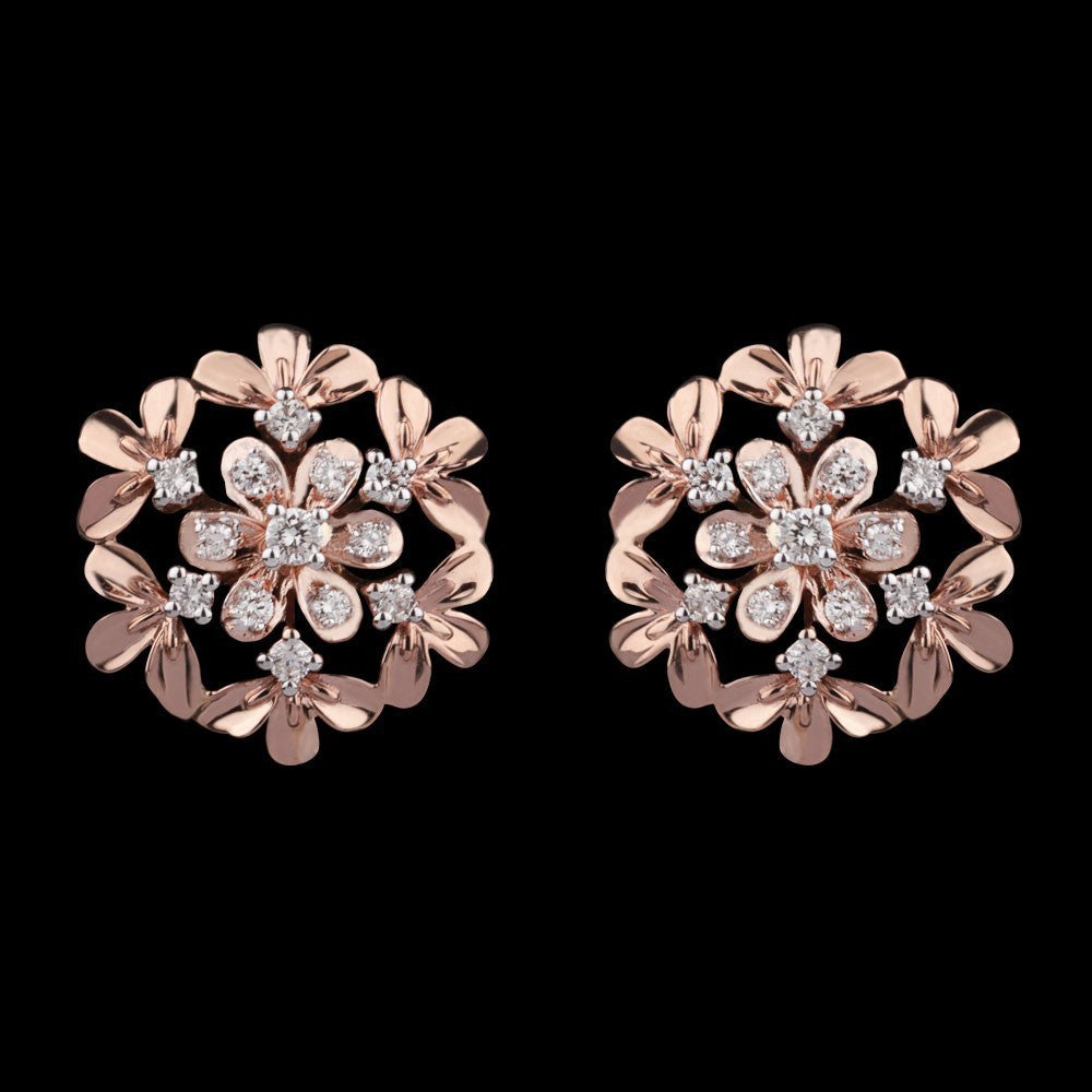 14K Rose Gold Diamond Jewellery - 0.39ct VVS-VS-IJ