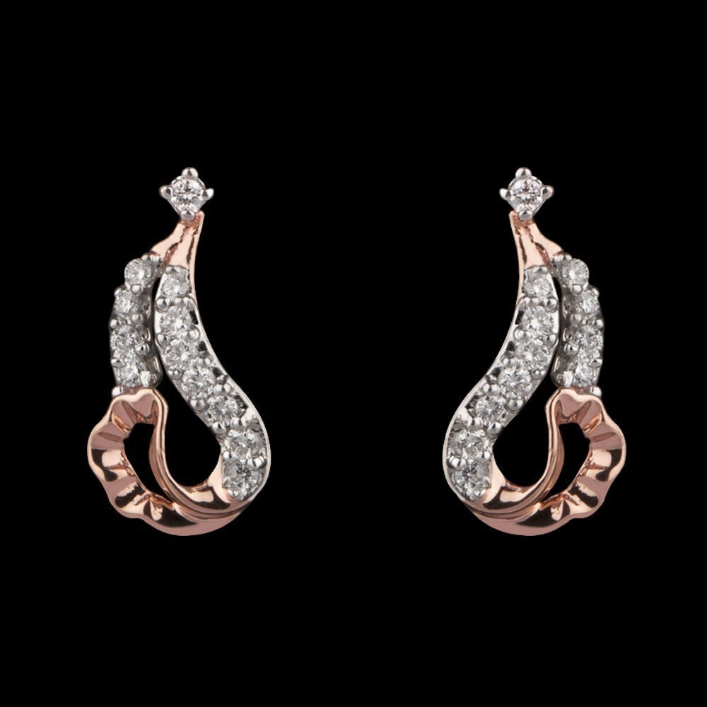 14K Rose Gold Diamond Jewellery - 0.19ct VVS-VS-GH