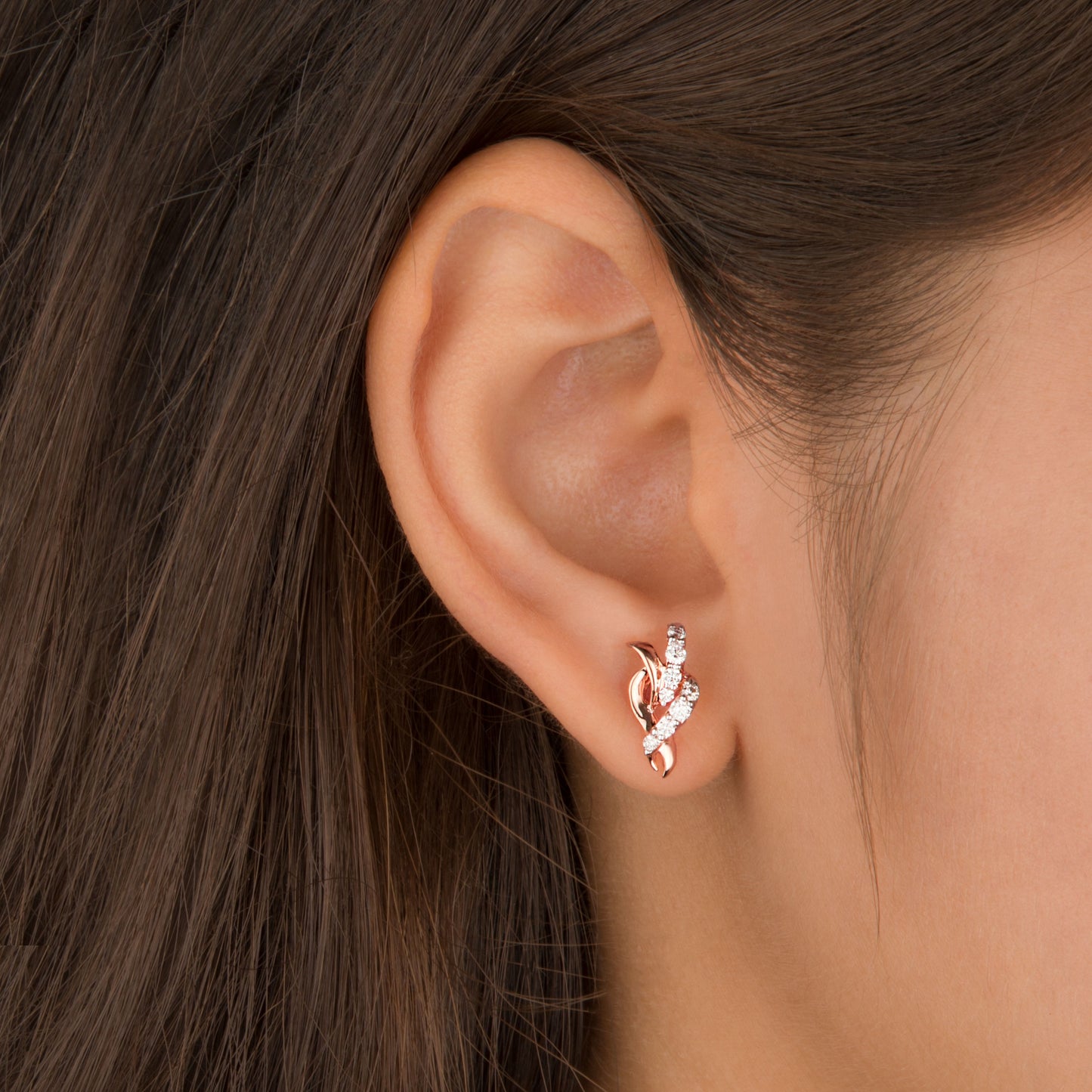 14K Rose Gold Diamond Jewellery - 0.29ct VVS-VS-HI