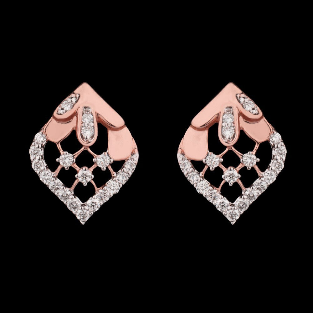 14K Rose Gold Diamond Jewellery - 0.36ct VVS-VS-GH
