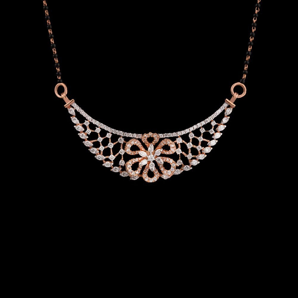 18K Rose Gold Diamond Tanmaniya - 1.23ct VVS-VS-GH