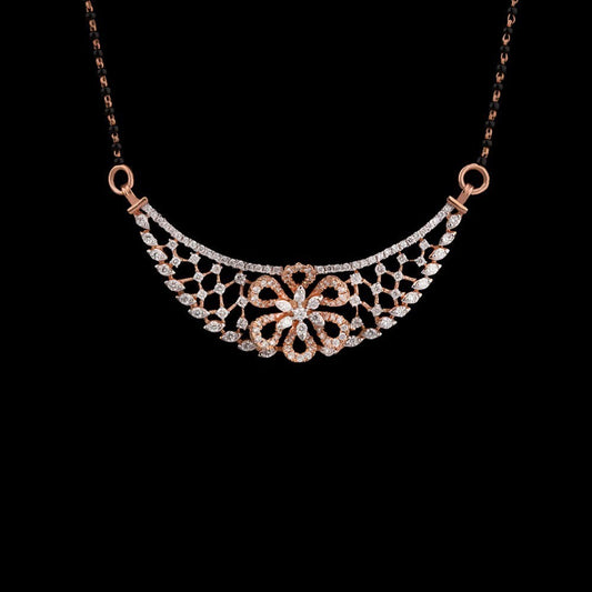 18K Rose Gold Diamond Tanmaniya - 1.23ct VVS-VS-GH