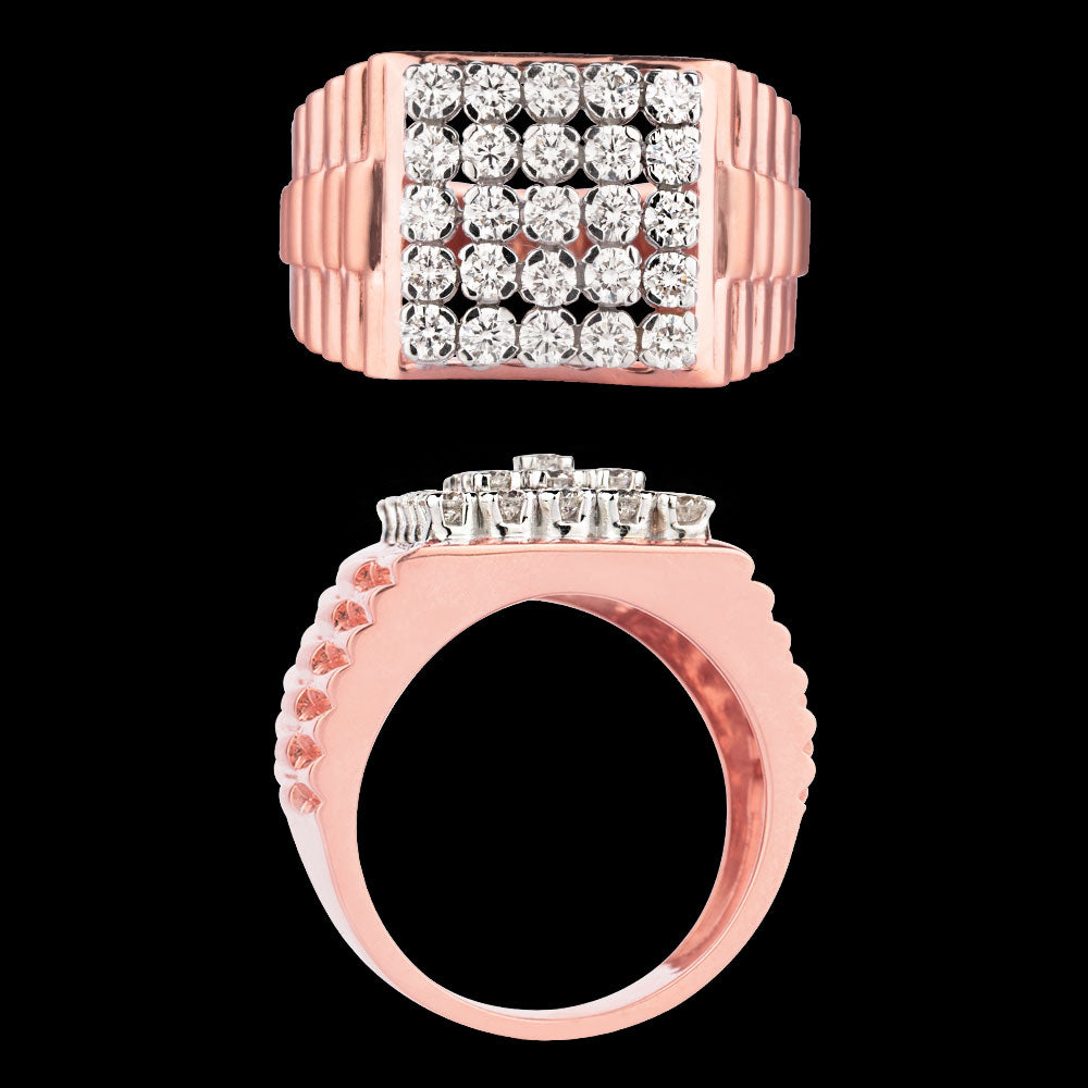 18K Rose Gold Diamond Jewellery - 1.59ct VVS-VS-GH