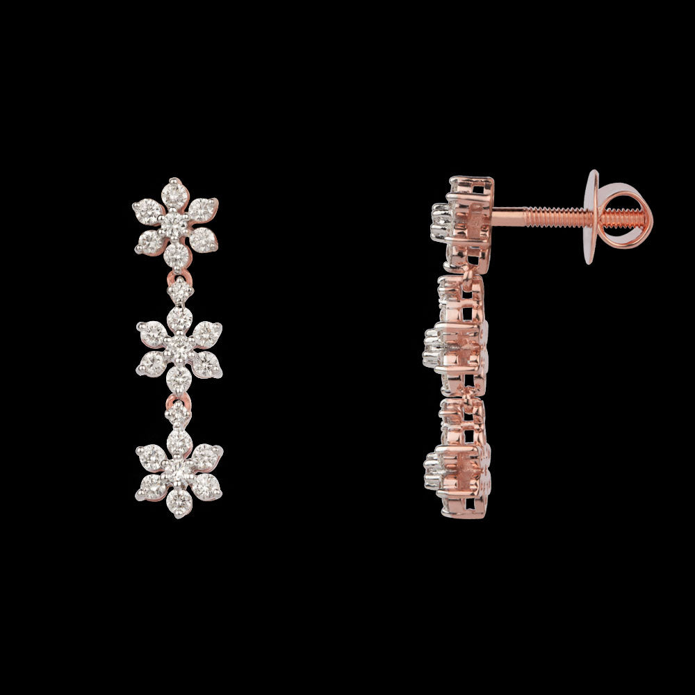18K Rose Gold Diamond Jewellery - 0.92ct VVS-VS-HI