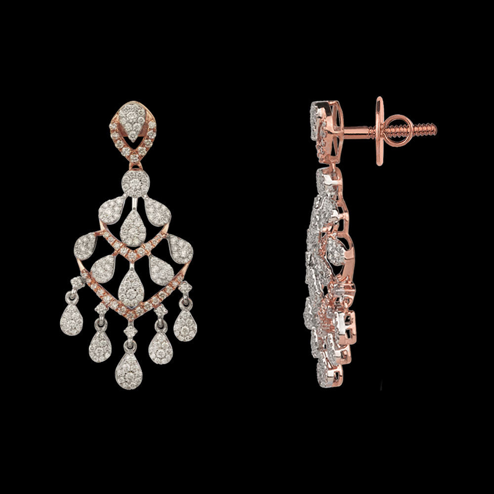 14K Rose Gold Diamond Jewellery - 1.69ct VVS-VS-HI