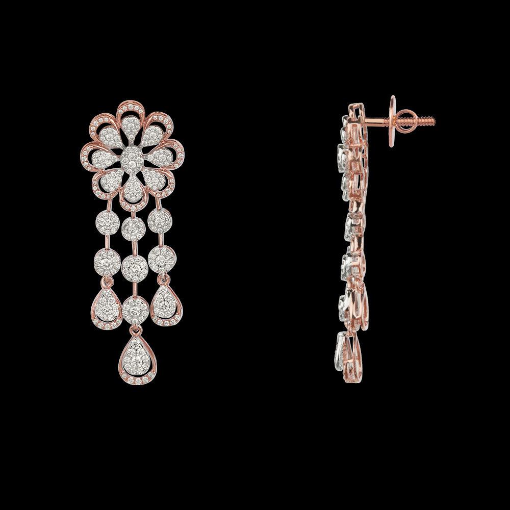 14K Rose Gold Diamond Jewellery - 2.47ct VVS-VS-GH