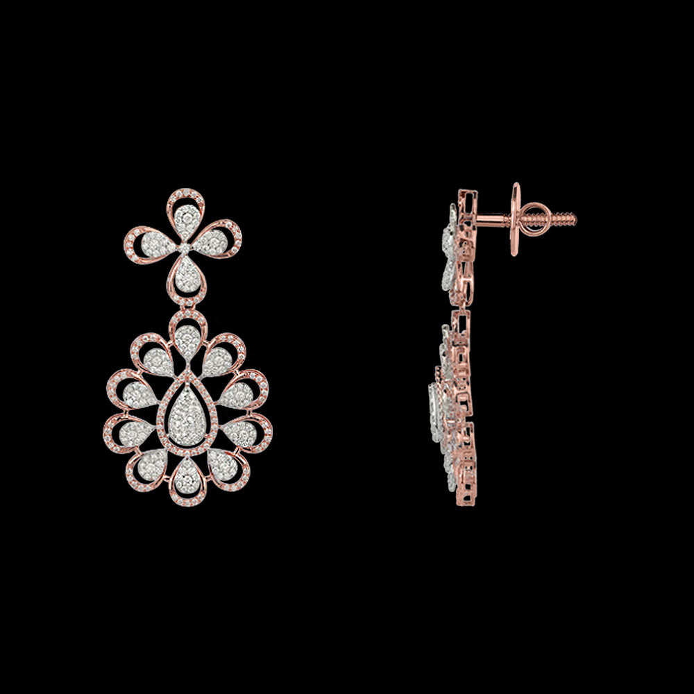 14K Rose Gold Diamond Jewellery - 2.28ct VVS-VS-GH