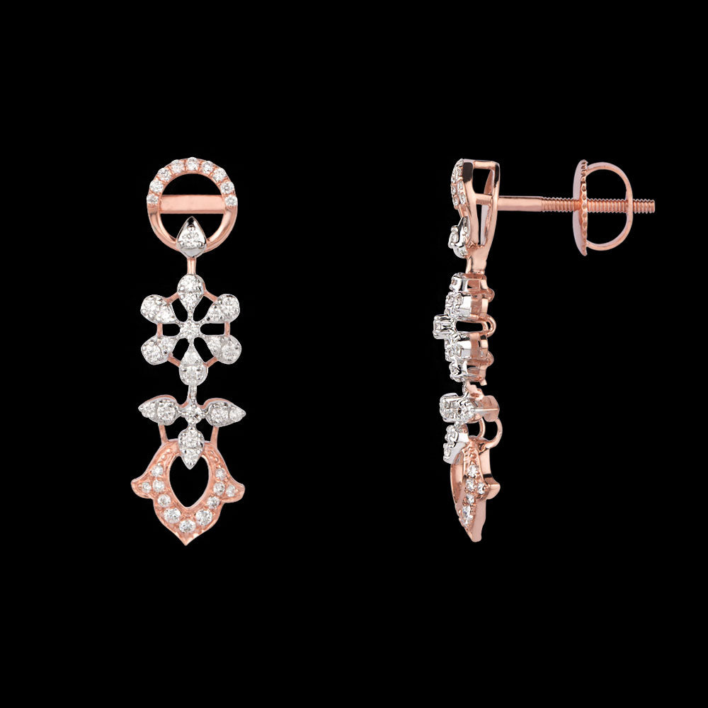18K Rose Gold Diamond Jewellery - 0.6ct VVS-VS-GH