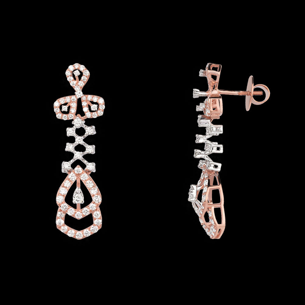 14K Rose Gold Diamond Jewellery - 1.845ct VVS-VS-GH
