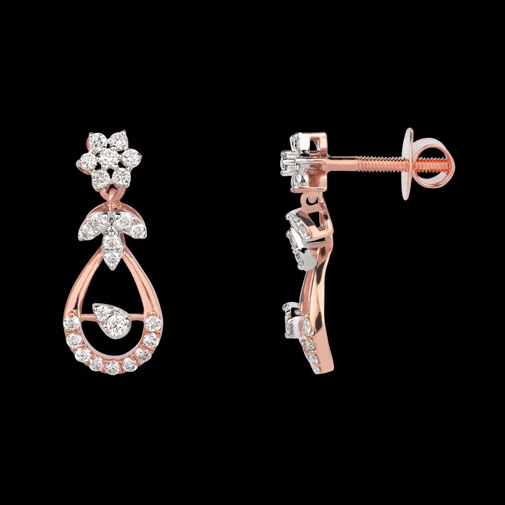 14K Rose Gold Diamond Jewellery - 0.52ct VVS-VS-GH