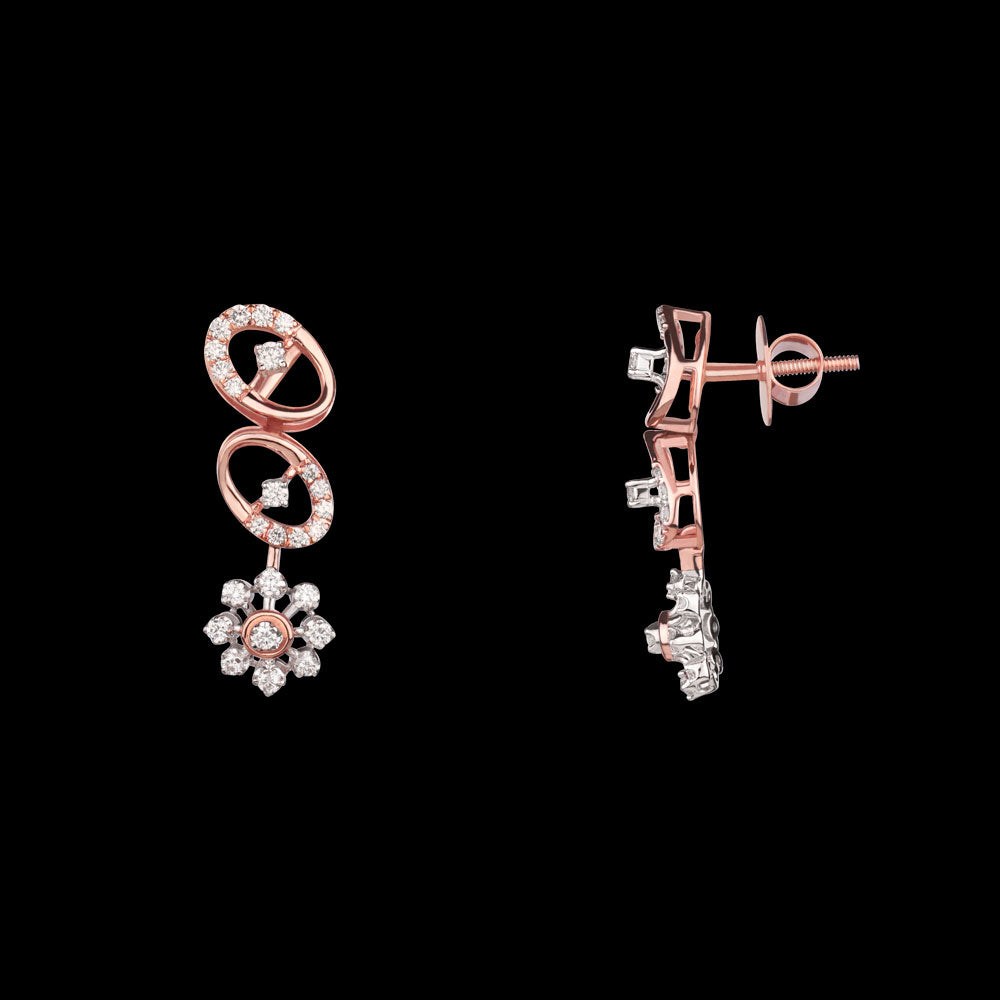18K Rose Gold Diamond Jewellery - 0.8ct VVS-VS-GH