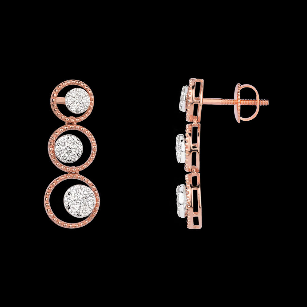 14K Rose Gold Diamond Jewellery - 1.23ct VVS-VS-GH