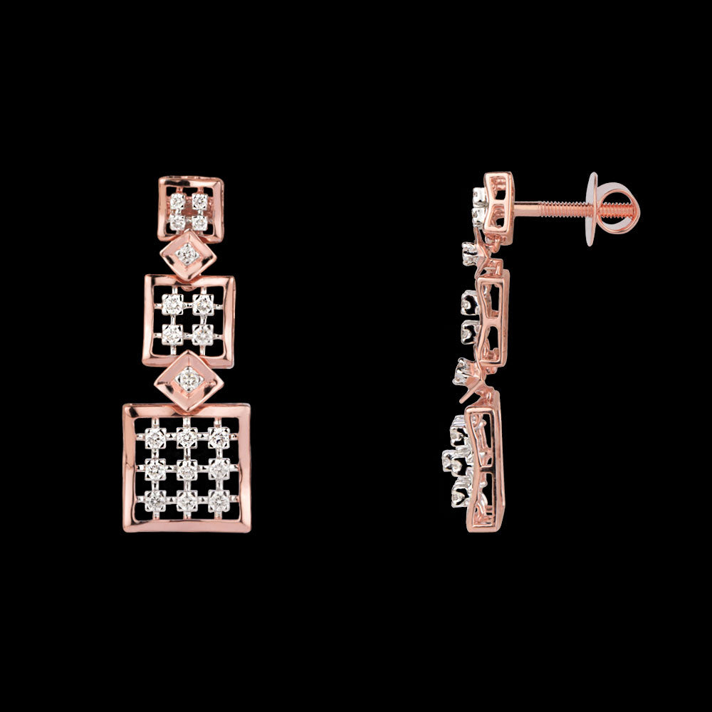 14K Rose Gold Diamond Jewellery - 0.693ct VVS-VS-GH