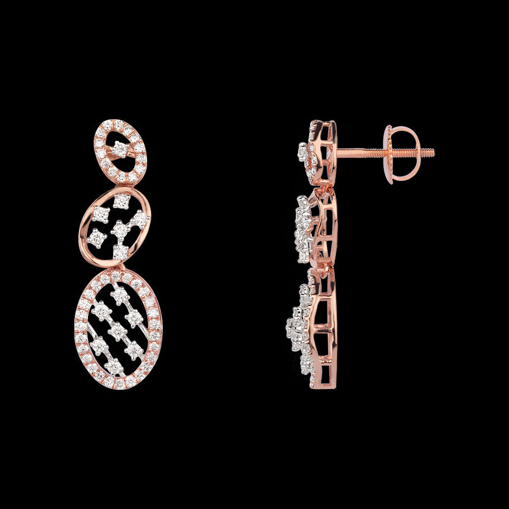 18K Rose Gold Diamond Jewellery - 1.251ct VS-SI-HI