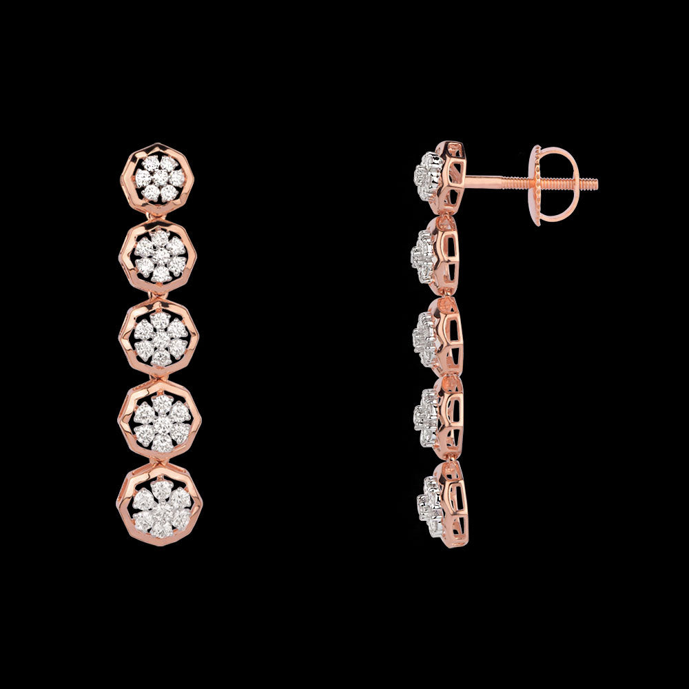 18K Rose Gold Diamond Jewellery - 1.708ct VVS-VS-GH