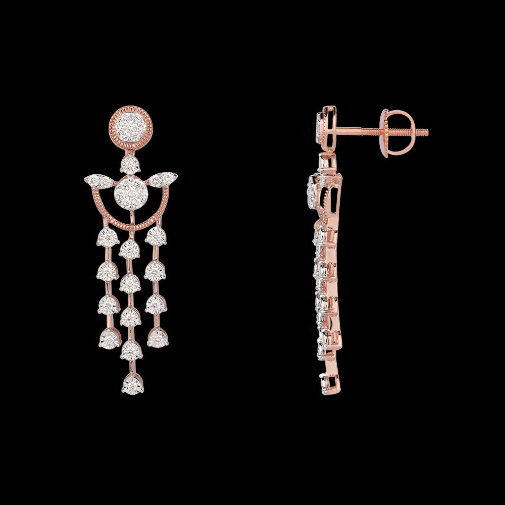 14K Rose Gold Diamond Jewellery - 1.437ct VVS-VS-GH