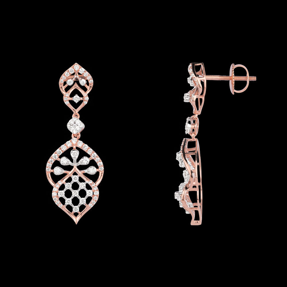 18K Rose Gold Diamond Jewellery - 1.25ct VVS-VS-GH
