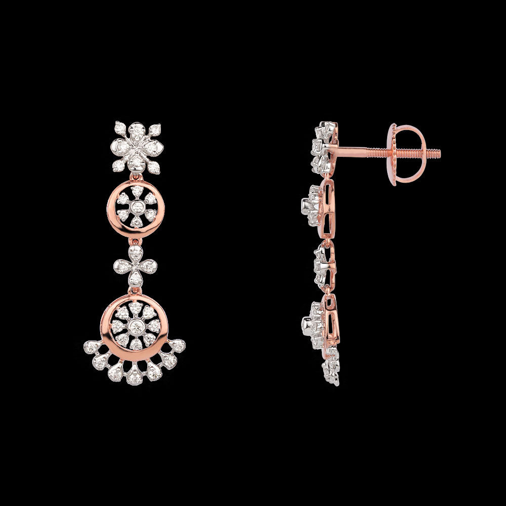 18K Rose Gold Diamond Jewellery - 1.143ct VVS-VS-IJ