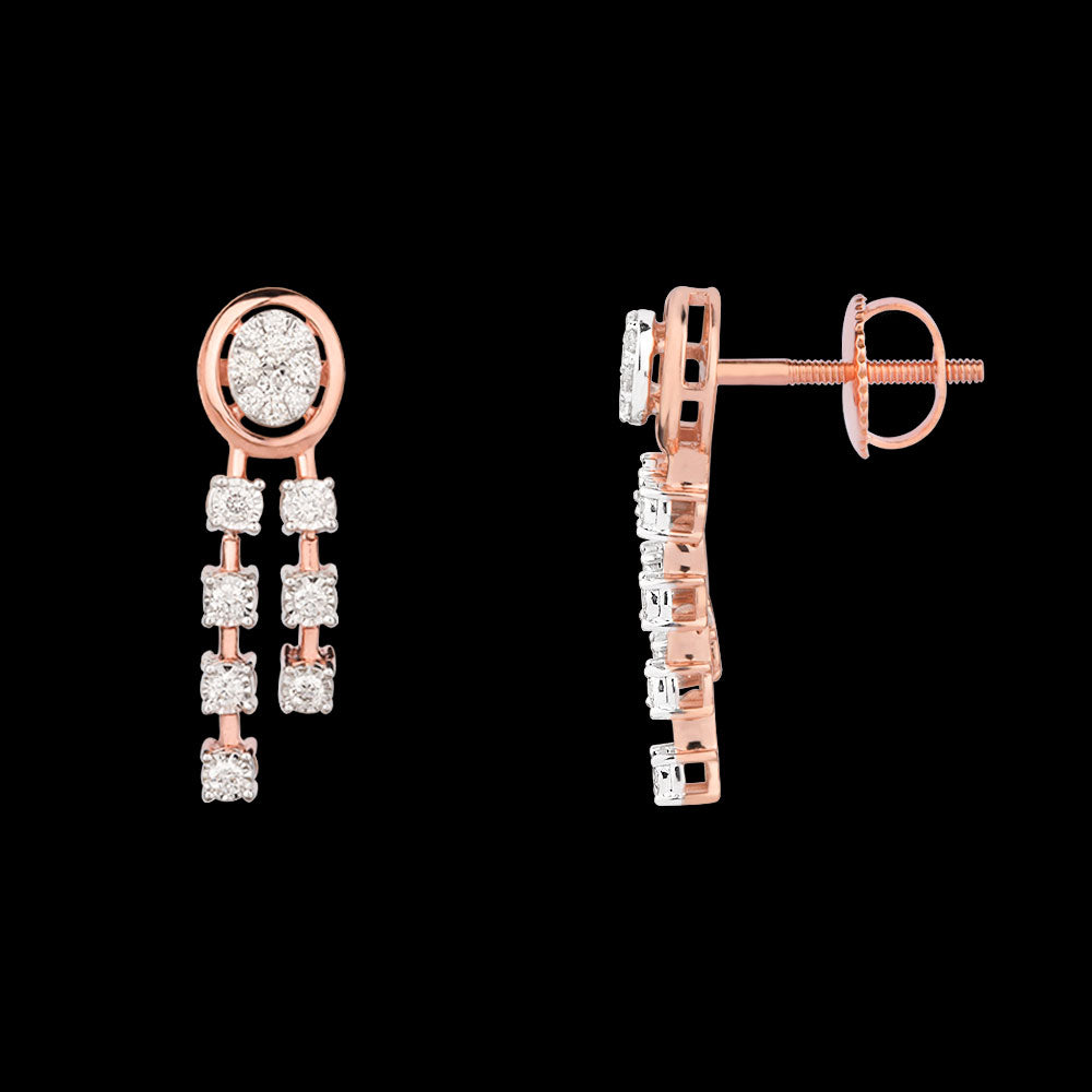 14K Rose Gold Diamond Jewellery - 0.5ct VS-GH