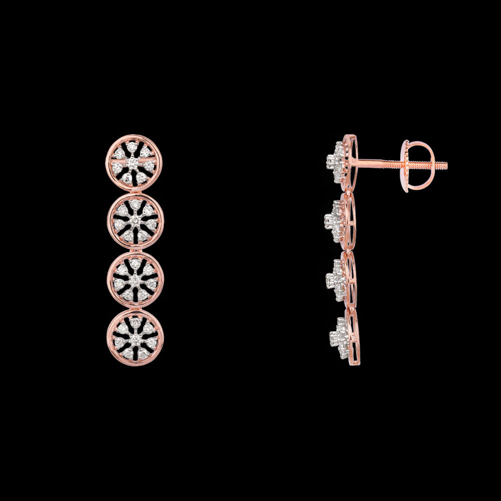 18K Rose Gold Diamond Jewellery - 1.525ct VVS-VS-HIJ