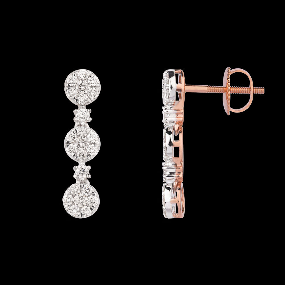 18K Rose Gold Diamond Jewellery - 1.026ct VVS-VS-HI