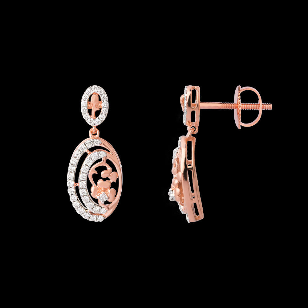 14K Rose Gold Diamond Jewellery - 0.52ct VVS-VS-GH