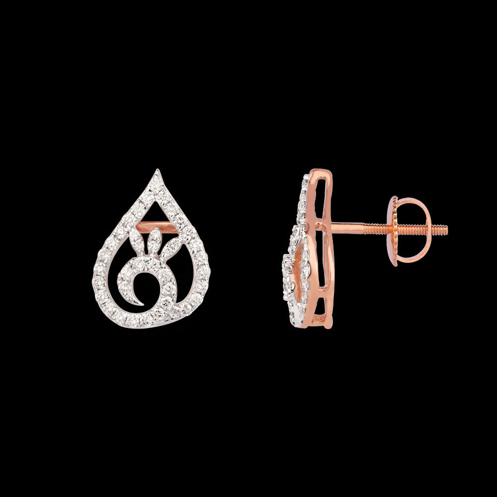 18K Rose Gold Diamond Jewellery - 0.54ct VVS-VS-GH