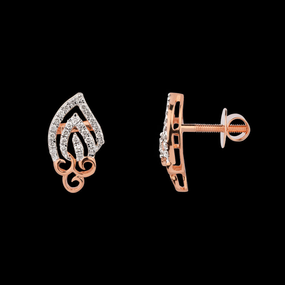 14K Rose Gold Diamond Jewellery - 0.27ct VVS-VS-GH