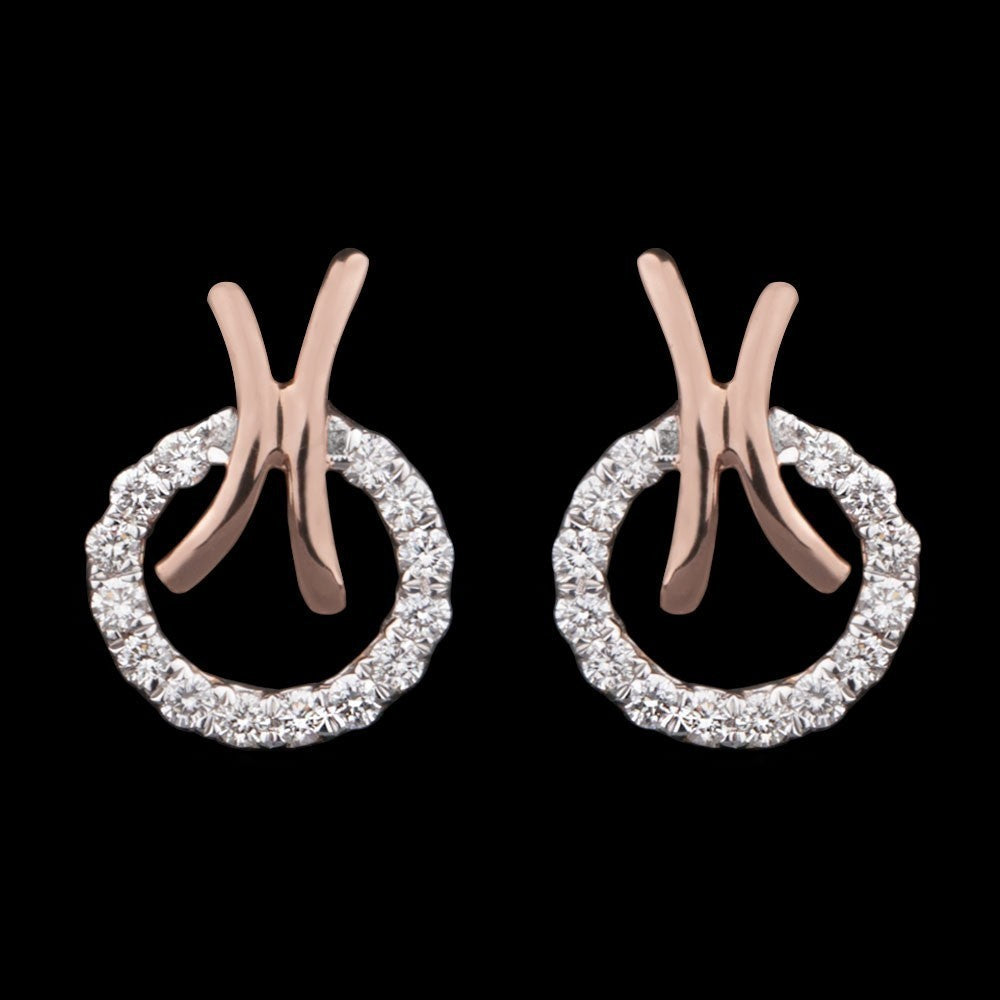 14K Rose Gold Diamond Jewellery - 0.22ct VVS-VS-GH