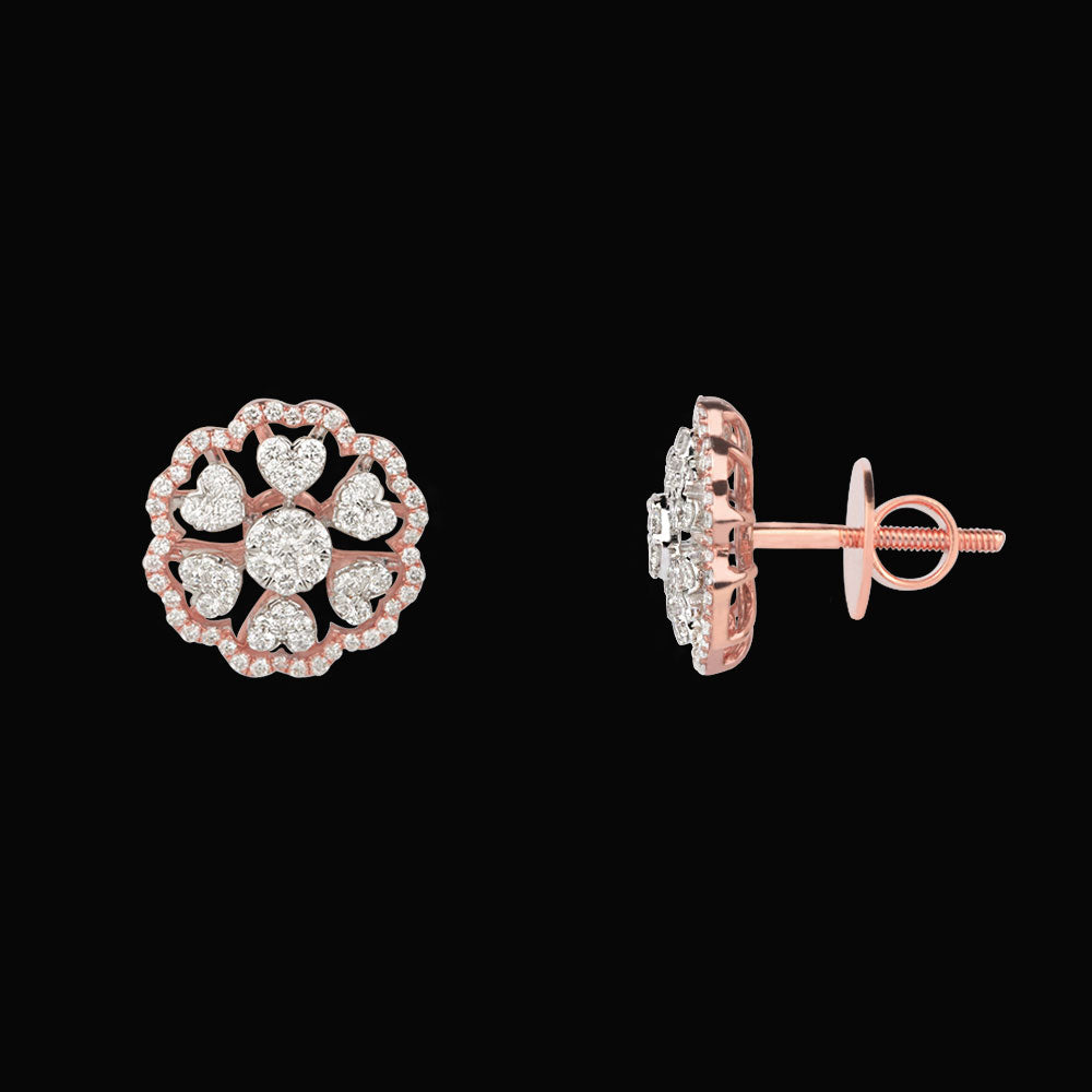 18K Rose Gold Diamond Jewellery - 1.42ct VS-SI-FG