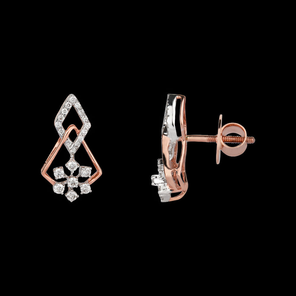 14K Rose Gold Diamond Jewellery - 0.439ct VVS-VS-IJ