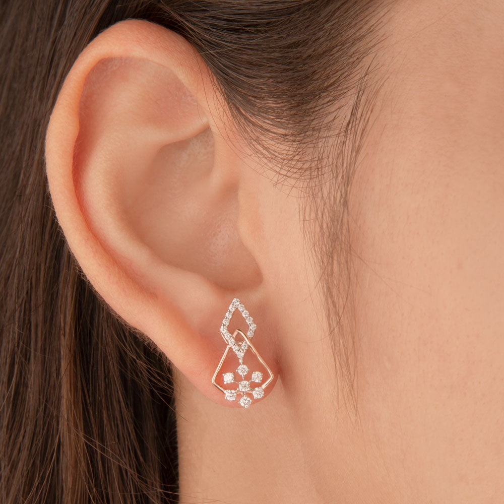 14K Rose Gold Diamond Jewellery - 0.439ct VVS-VS-IJ