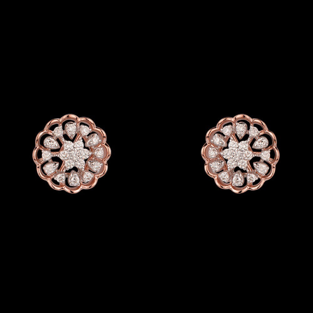 14K Rose Gold Diamond Jewellery - 1.04ct VVS-VS-GH
