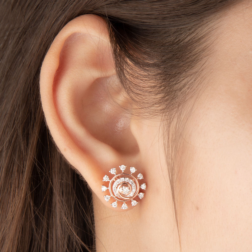 14K Rose Gold Diamond Jewellery - 0.73ct VVS-VS-GH