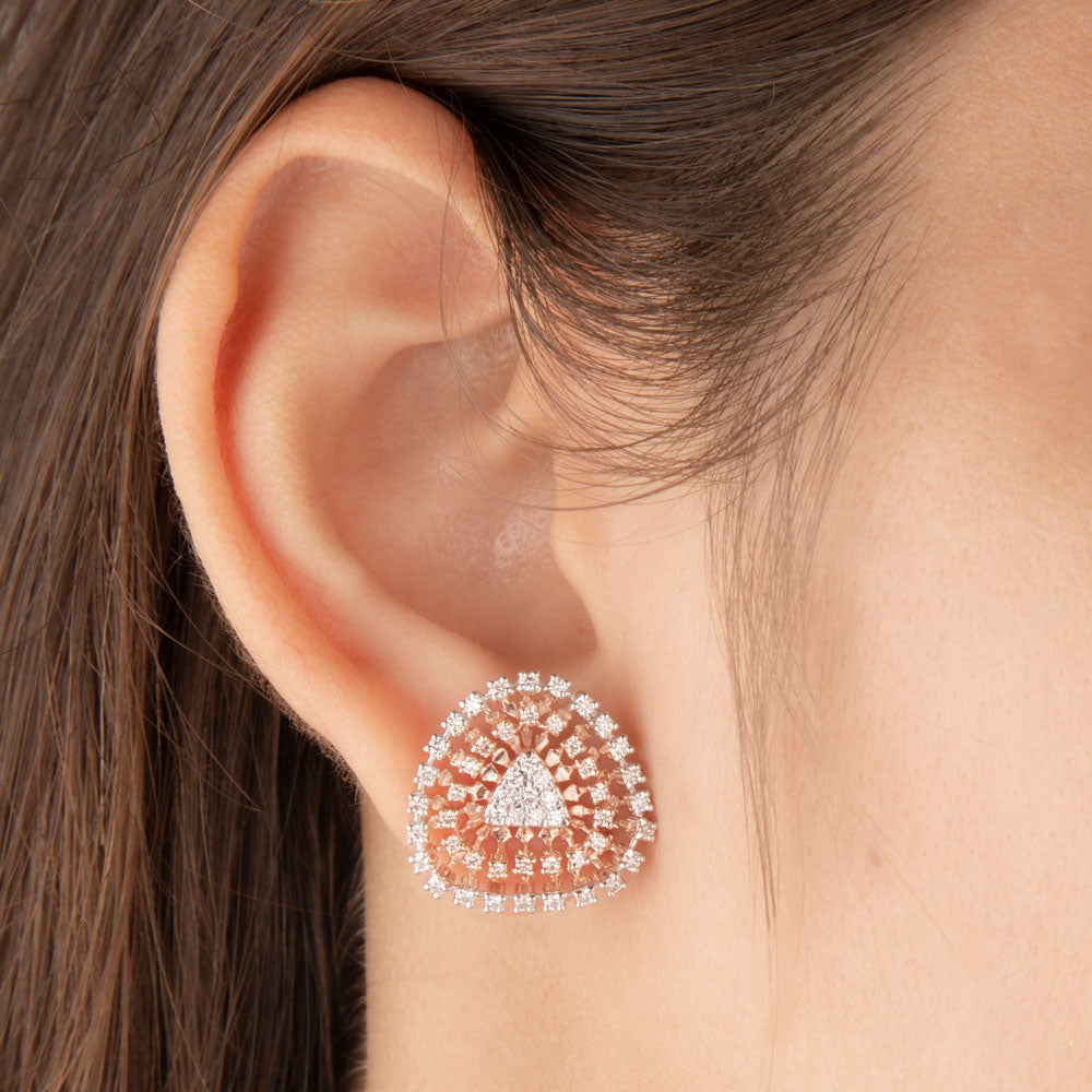 14K Rose Gold Diamond Jewellery - 0.89ct VVS-VS-GH