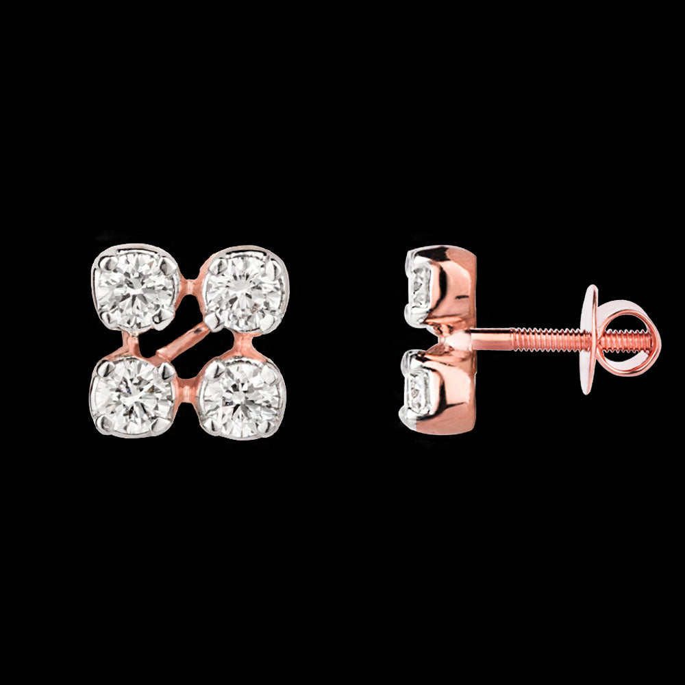 18K Rose Gold Diamond Jewellery - 0.24ct VVS-VS-IJ