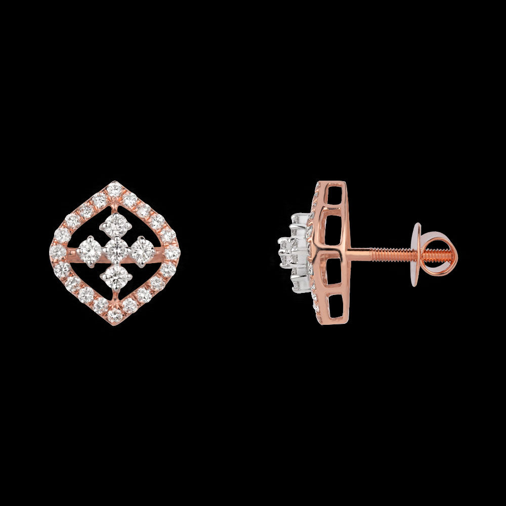18K Rose Gold Diamond Jewellery - 0.79ct VVS-VS-GH