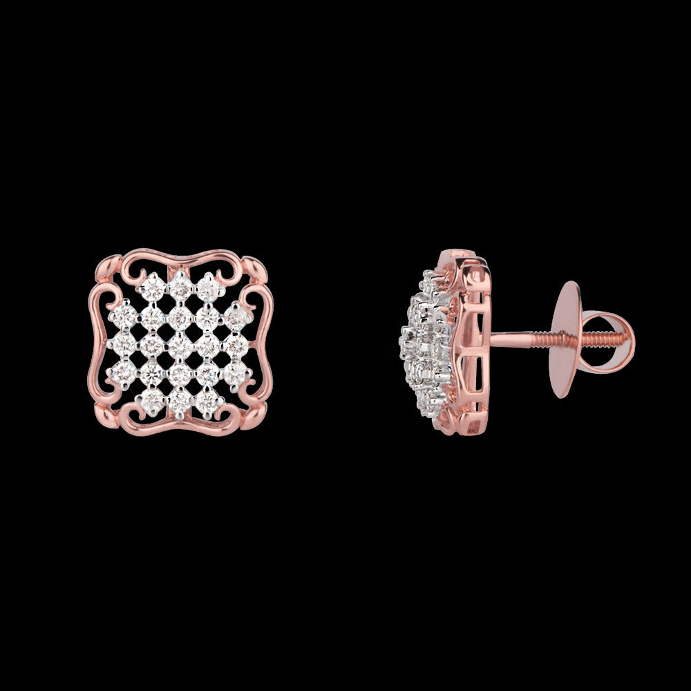 18K Rose Gold Diamond Jewellery - 0.557ct VVS-VS-GH