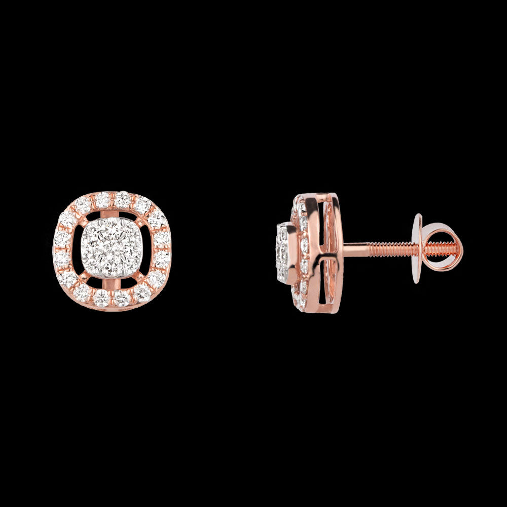 18K Rose Gold Diamond Jewellery - 0.6ct VVS-VS-GH