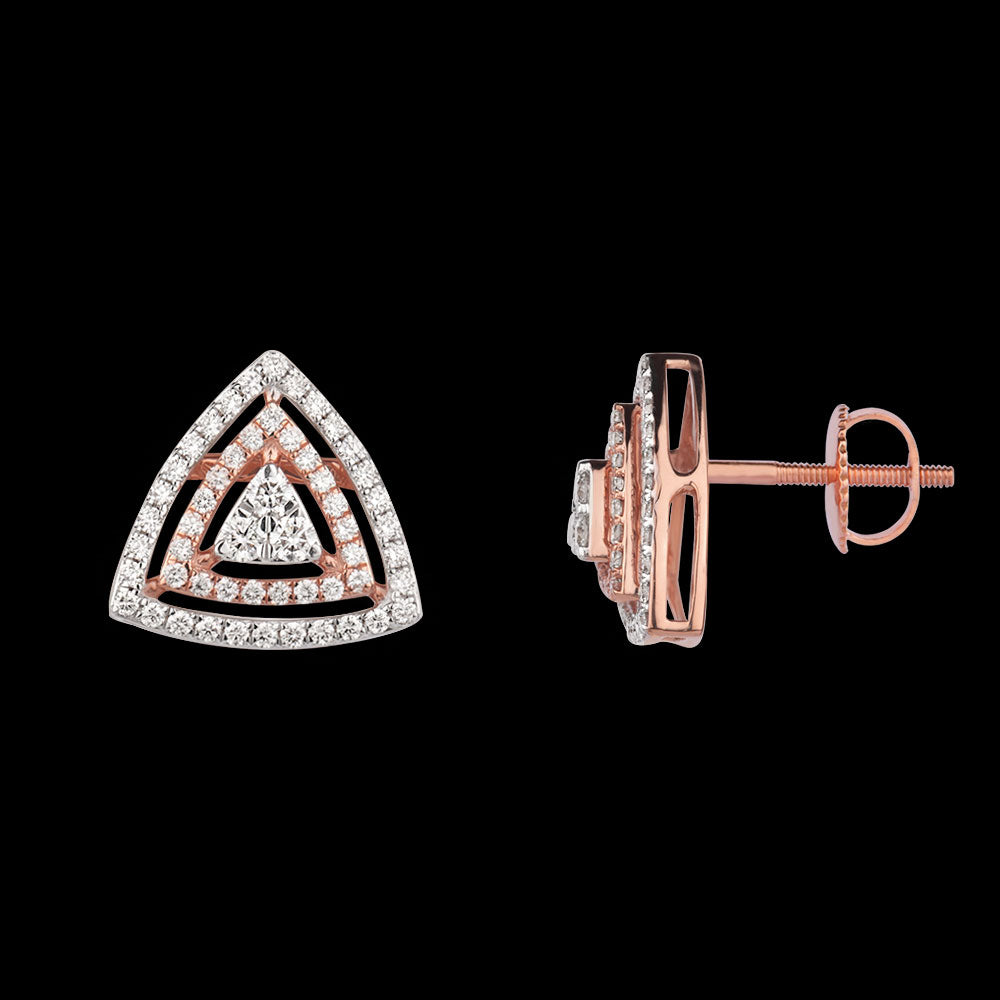 18K Rose Gold Diamond Jewellery - 0.92ct VVS-VS-GH