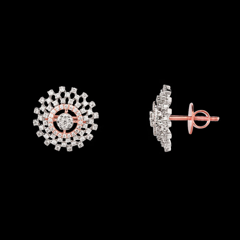 14K Rose Gold Diamond Jewellery - 1.185ct VVS-VS-GH