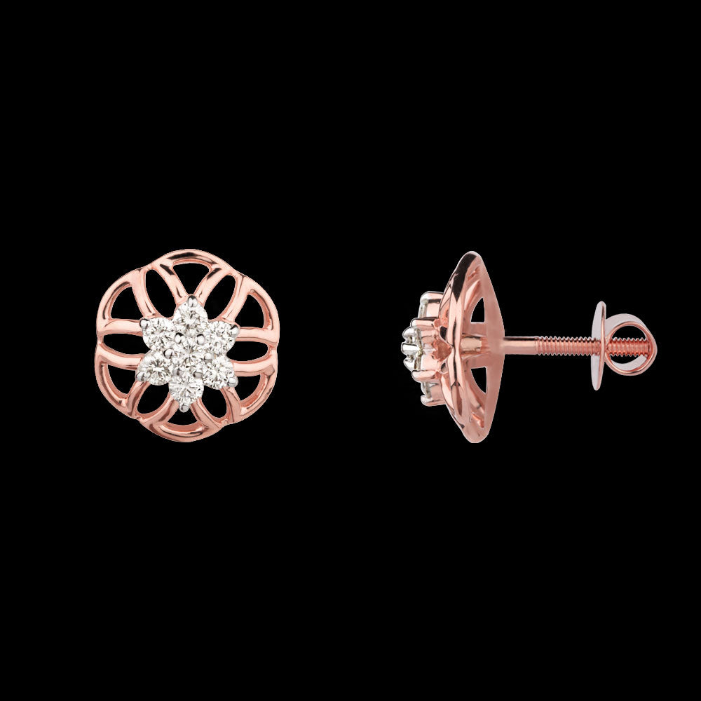 18K Rose Gold Diamond Jewellery - 0.424ct VVS-VS-JK