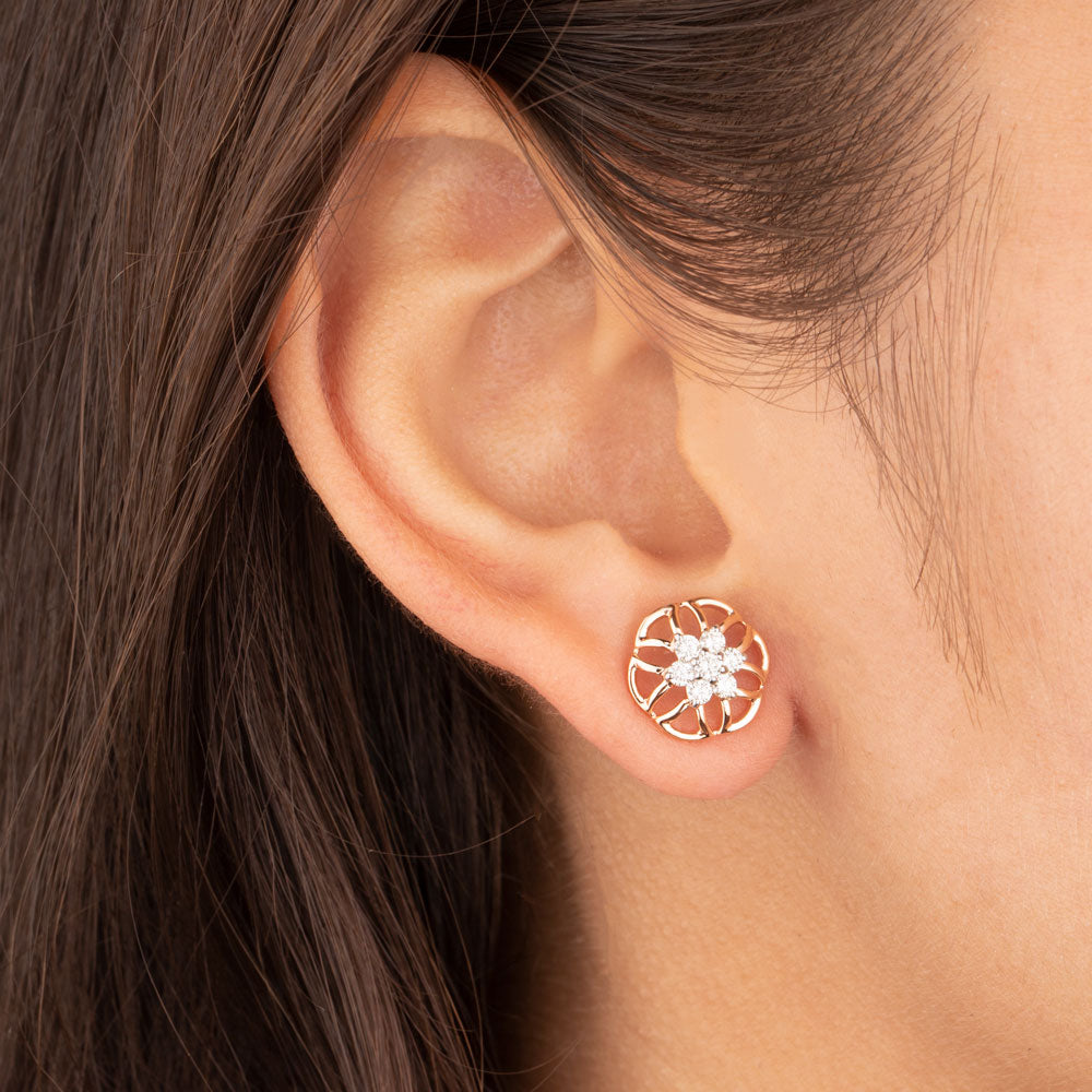 18K Rose Gold Diamond Jewellery - 0.424ct VVS-VS-JK