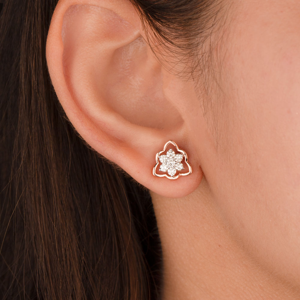 14K Rose Gold Diamond Jewellery - 0.54ct VVS-VS-JK