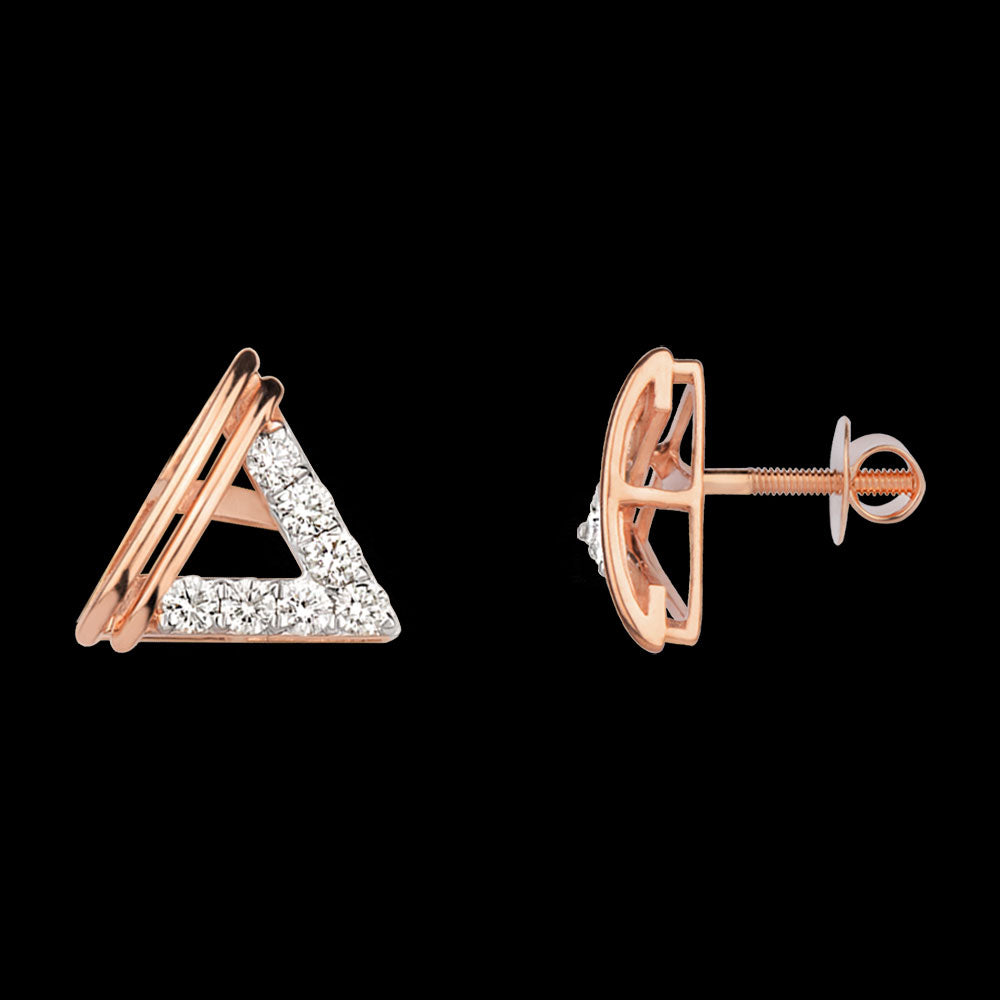 18K Rose Gold Diamond Jewellery - 0.536ct VVS-VS-JK