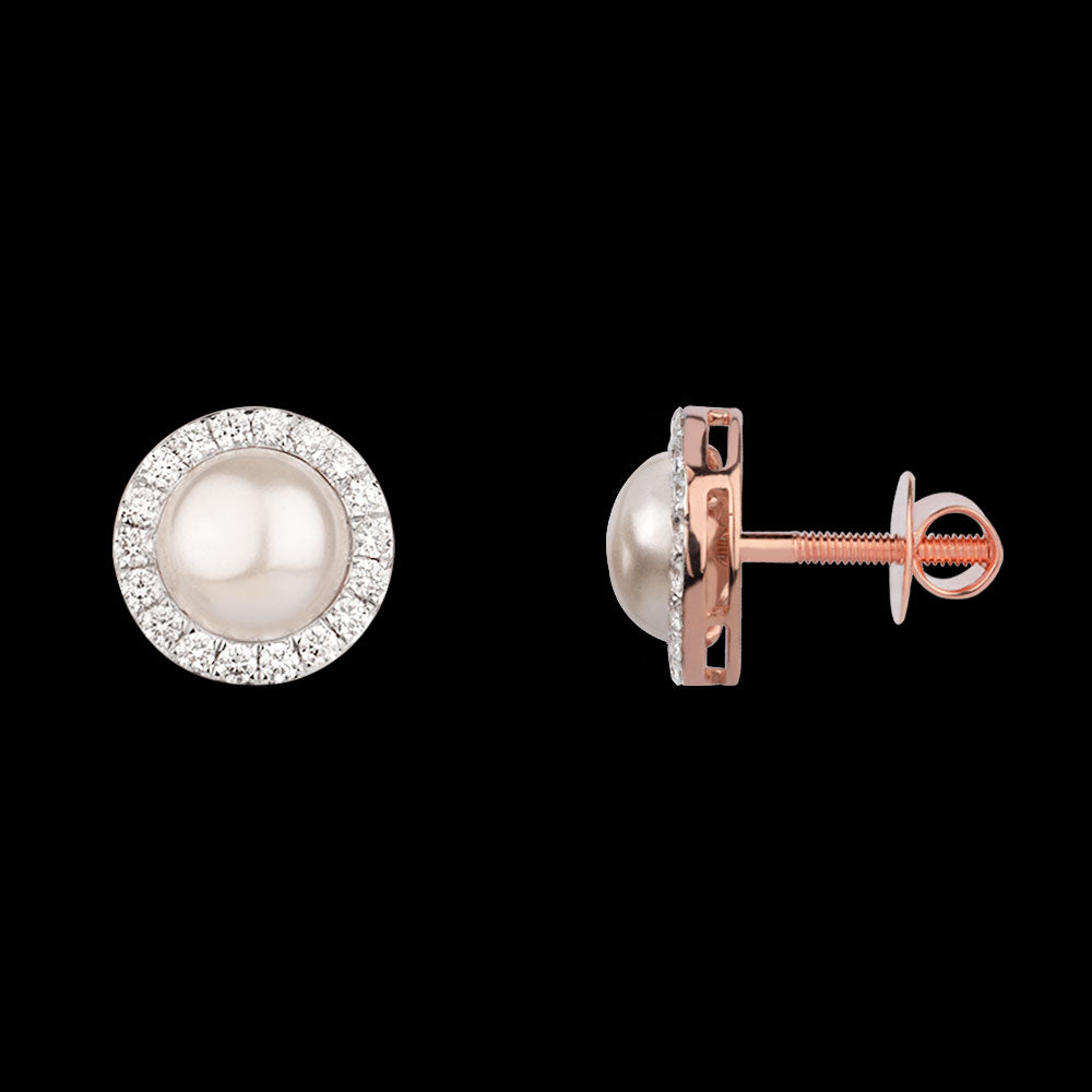 14K Rose Gold Diamond Jewellery - 0.63ct VVS-VS-GH with Colour Stones