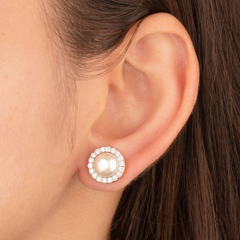 14K Rose Gold Diamond Jewellery - 0.63ct VVS-VS-GH with Colour Stones