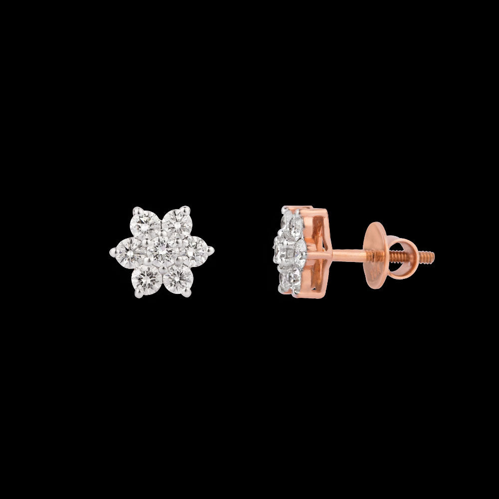 18K Rose Gold Diamond Jewellery - 0.91ct VVS-VS-GH