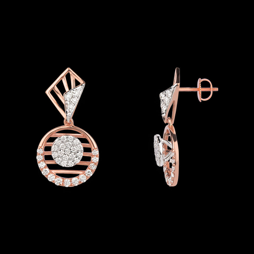 14K Rose Gold Diamond Jewellery - 1.1ct VVS-VS-GH